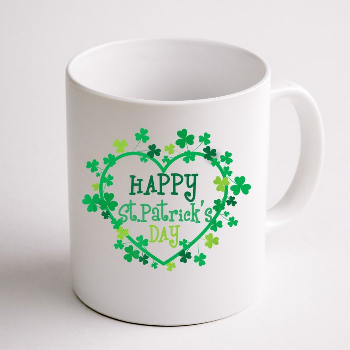 Happy St Patrick's Day Funny Saint Patrick Irish Cute Gift Front & Back Coffee Mug