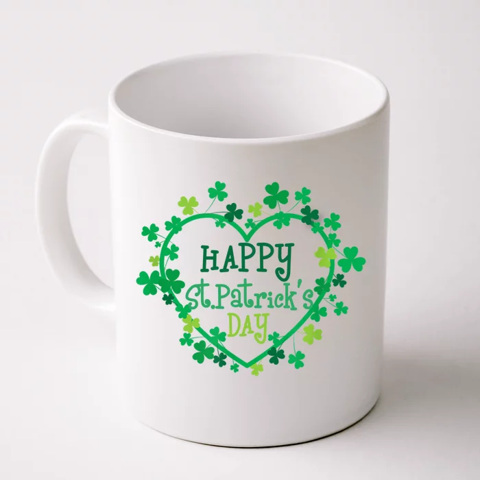 Happy St Patrick's Day Funny Saint Patrick Irish Cute Gift Front & Back Coffee Mug