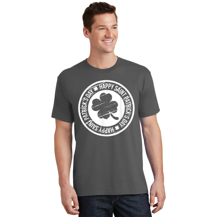 Happy St Patricks Day Irish Holiday Shamrock T-Shirt