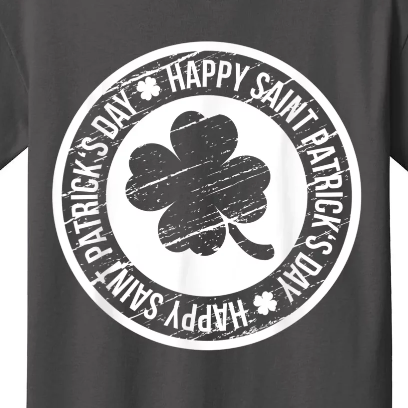 Happy St Patricks Day Irish Holiday Shamrock Kids T-Shirt