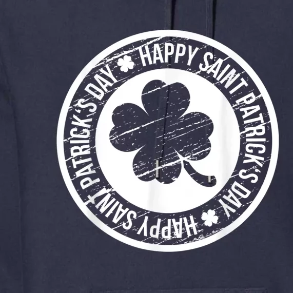 Happy St Patricks Day Irish Holiday Shamrock Premium Hoodie