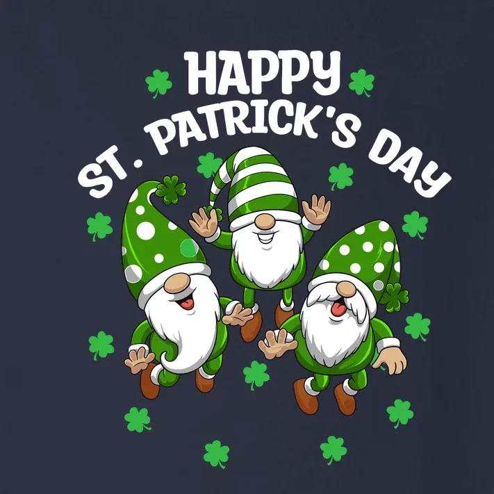 Happy St PatrickS Day Three Gnomes Truck St Patricks Day Toddler Long Sleeve Shirt