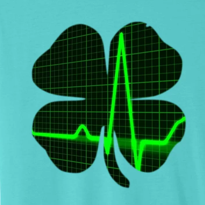 Happy St Patrick's Day Heartbeat Nurses Health Care Workers Gift ChromaSoft Performance T-Shirt