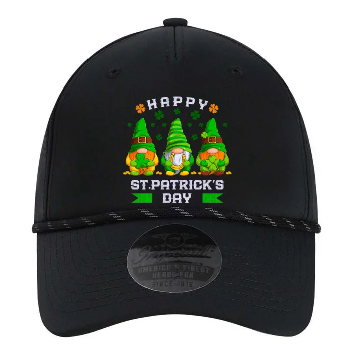 Happy St Patrick's Day Gnomes Gift Performance The Dyno Cap