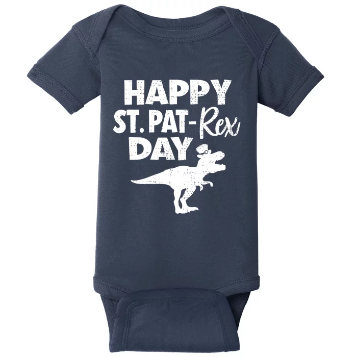 Happy St. Pat Rex Day Dino Funny St Patricks Day Baby Bodysuit