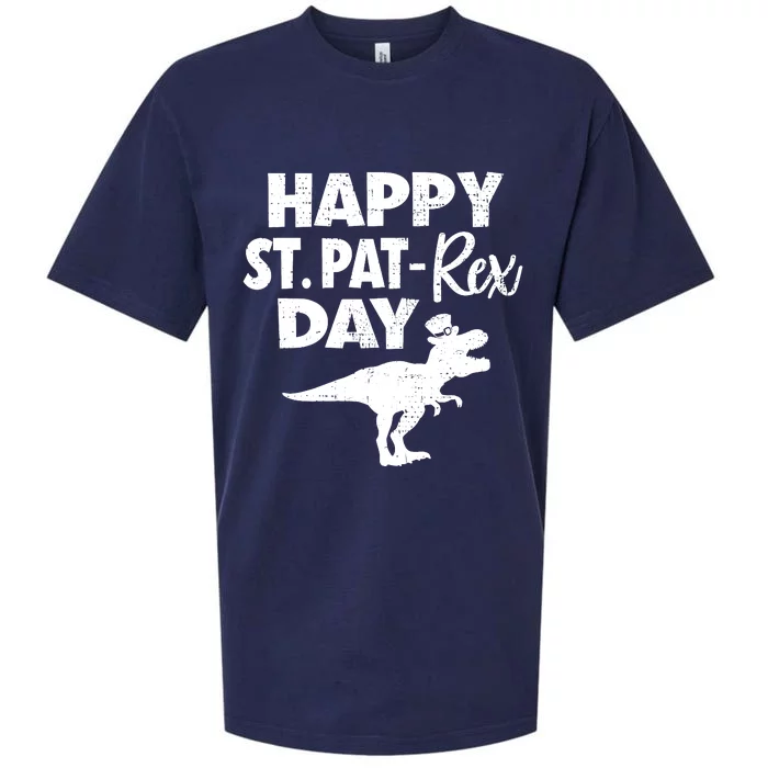 Happy St. Pat Rex Day Dino Funny St Patricks Day Sueded Cloud Jersey T-Shirt