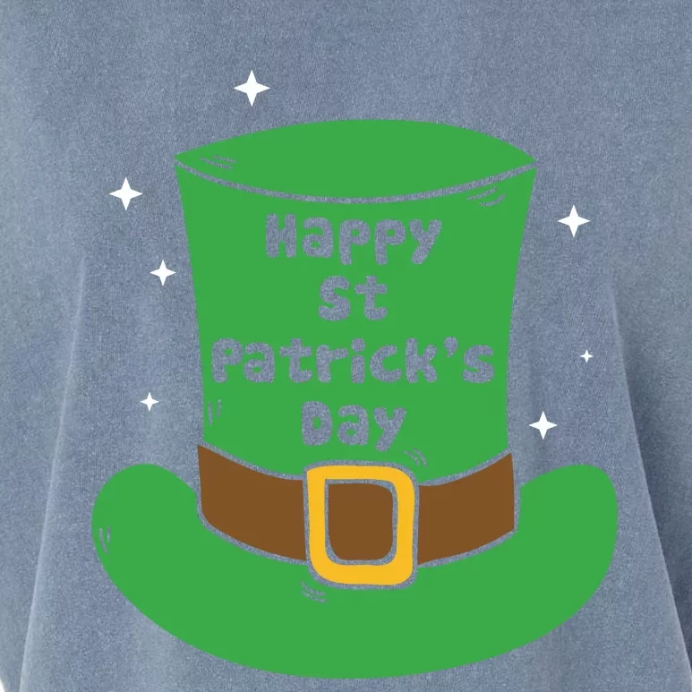 Happy St Patricks Day Green Hat Garment-Dyed Women's Muscle Tee