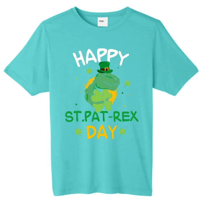 Happy St Pat Rex Day St Patricks Dinosaur Boy ChromaSoft Performance T-Shirt