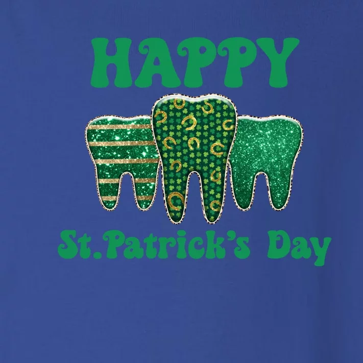 Happy St Patrick's Day Cute Tooth Dentist Meaningful Gift Toddler Long Sleeve Shirt