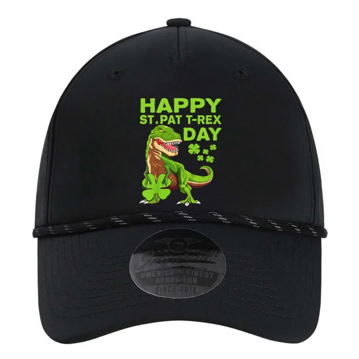 Happy St Pat Trex Day Dino St Patricks Day Gift Performance The Dyno Cap