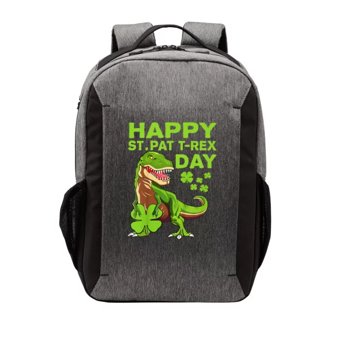 Happy St Pat Trex Day Dino St Patricks Day Gift Vector Backpack