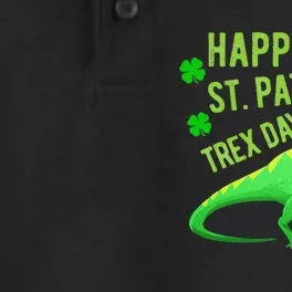 Happy St. PaTrex Day Dry Zone Grid Performance Polo