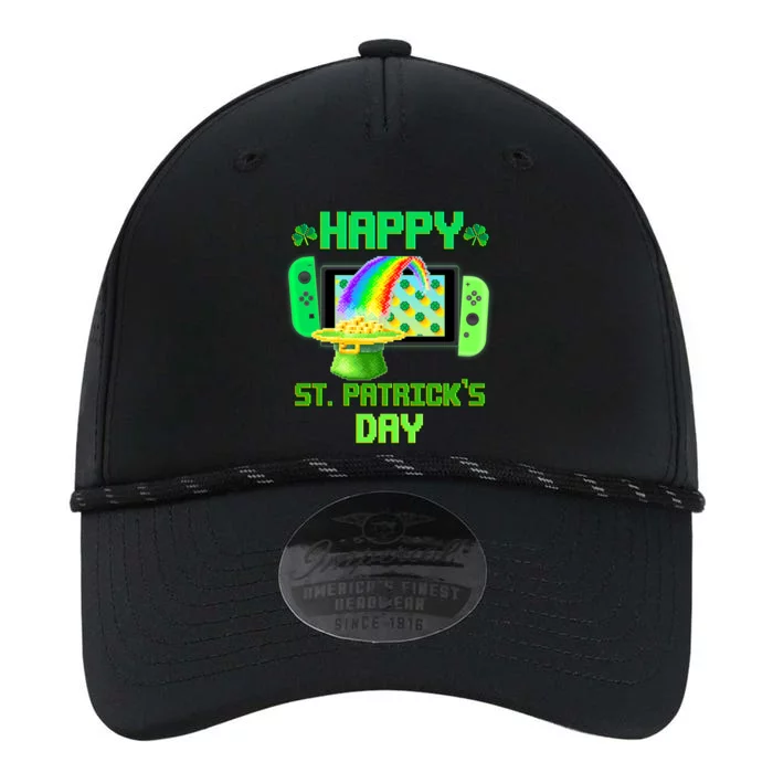 Happy St Patricks Day Retro Pixel Video Game Performance The Dyno Cap