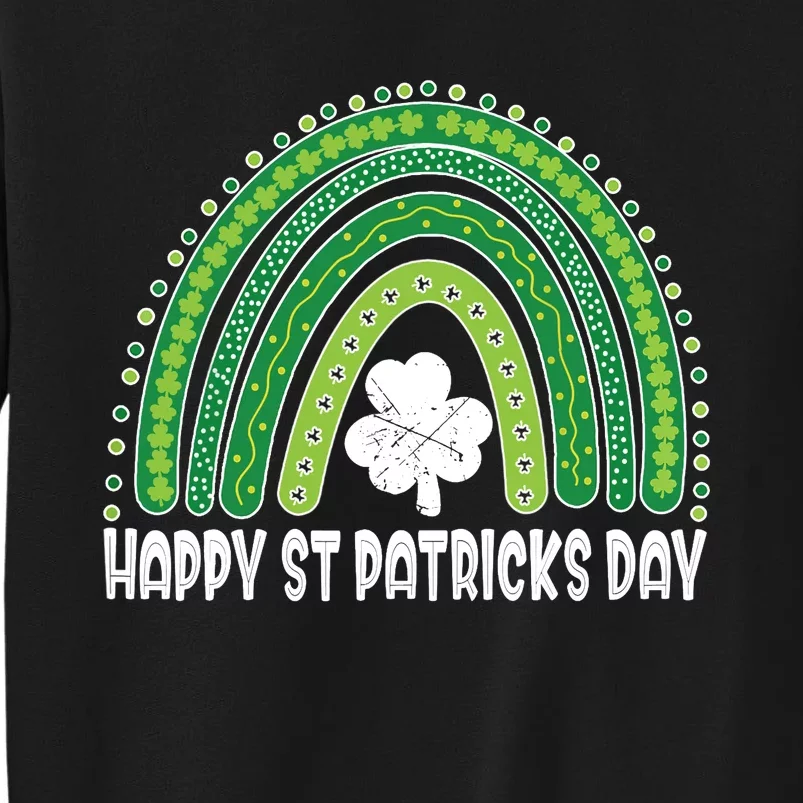 Happy St Patrick's Day Rainbow Irish Shamrock Leprechaun Sweatshirt