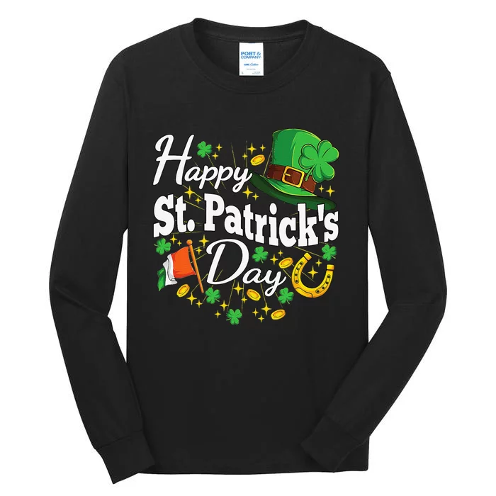 Happy St. Patricks Day Shamrock Irish Saint Patricks Day Tall Long Sleeve T-Shirt