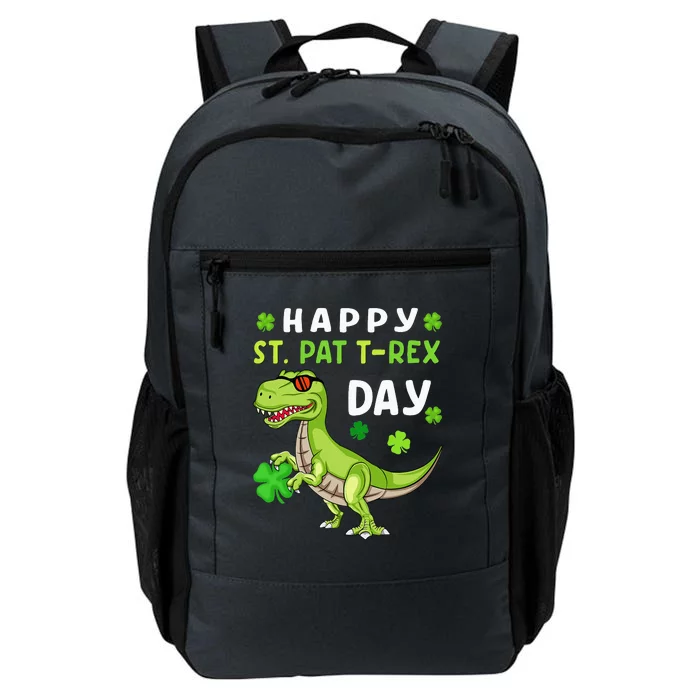 Happy St Patricks Day Dinosaur Trex Lucky Daily Commute Backpack