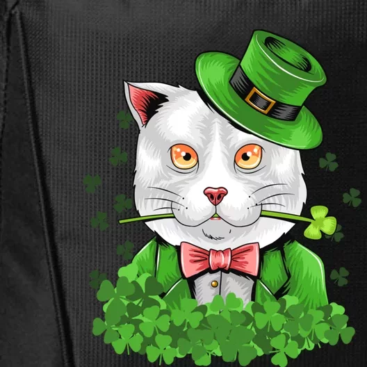 Happy St Patrick's Day St Patrick's Day Cat Luck Cute Gift City Backpack