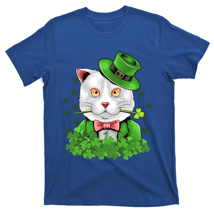 Happy St Patrick's Day St Patrick's Day Cat Luck Cute Gift T-Shirt