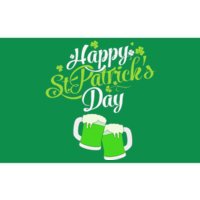 Happy St Patricks Day Green Beer Lucky Shamrock Bumper Sticker