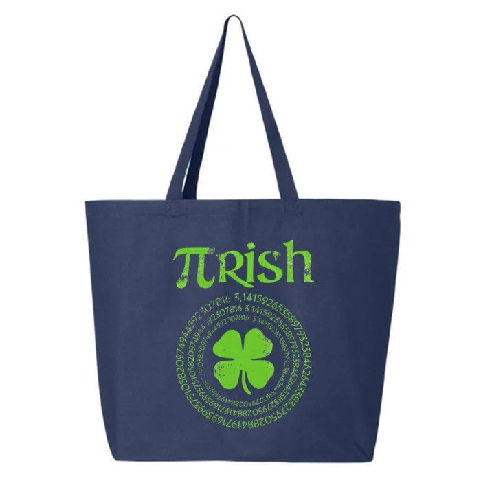 Happy St Patricks Day Pi Day Funny Math Gift 25L Jumbo Tote