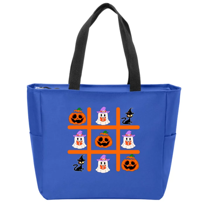 Halloween School Prarty Prek Teachers Spooky Season Trick Gift Zip Tote Bag