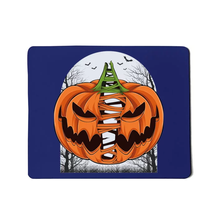 Halloween Scary Pumpkin Face Costume Thanksgiving Mousepad