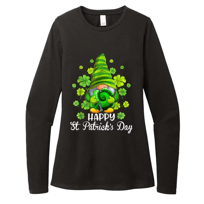 Happy St. PatrickS Day Gnome Tie Dye Shamrock Womens CVC Long Sleeve Shirt