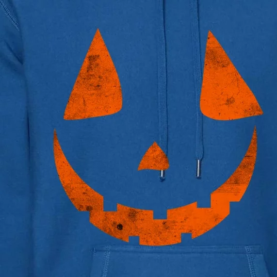 Halloween Spooky Pumpkin Face Scary Jack O Lantern Gift Premium Hoodie