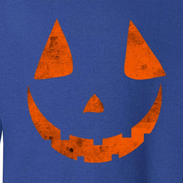 Halloween Spooky Pumpkin Face Scary Jack O Lantern Gift Toddler Sweatshirt