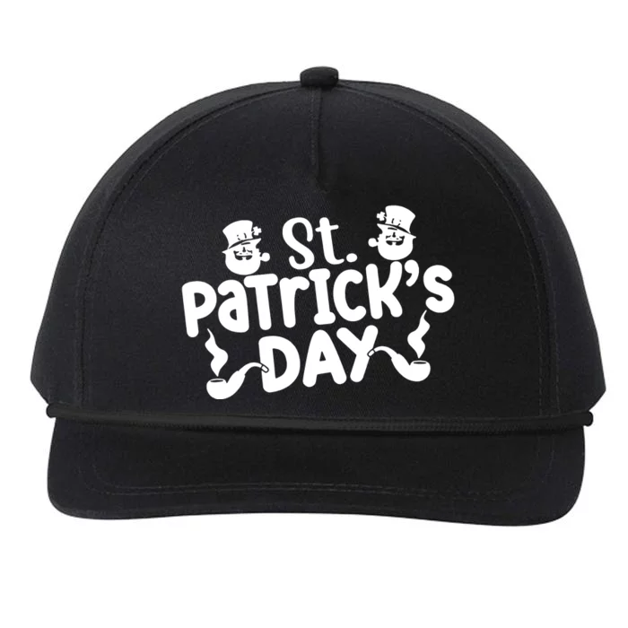 Happy St. Patricks Day Snapback Five-Panel Rope Hat