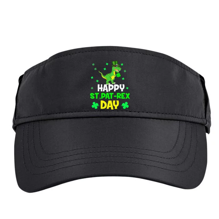 Happy St PaTRex Dinosaur Saint Patrick's Day For Adult Drive Performance Visor