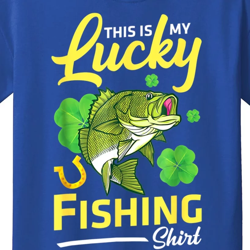 Happy Saint Patrick Day Me Fishers This Is My Lucky Fishing Meaningful Gift Kids T-Shirt