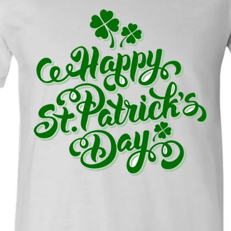 Happy St Patrick's Day Holiday V-Neck T-Shirt