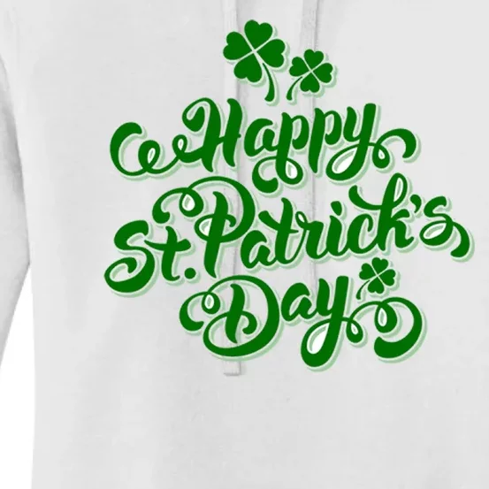 Happy St Patrick's Day Holiday Women's Pullover Hoodie