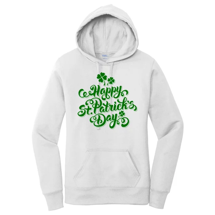 Happy St Patrick's Day Holiday Women's Pullover Hoodie