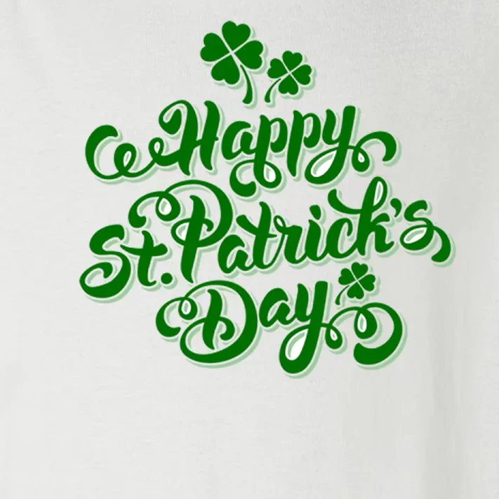 Happy St Patrick's Day Holiday Toddler Long Sleeve Shirt