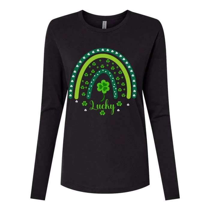 Happy St Patricks Day Gift Womens Cotton Relaxed Long Sleeve T-Shirt