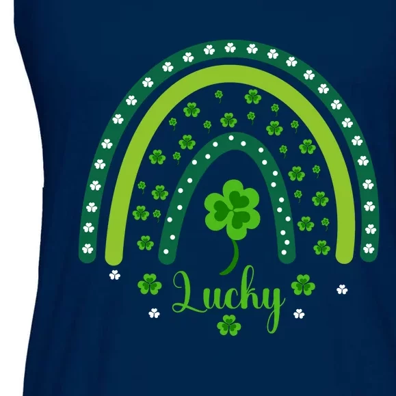 Happy St Patricks Day Gift Ladies Essential Flowy Tank