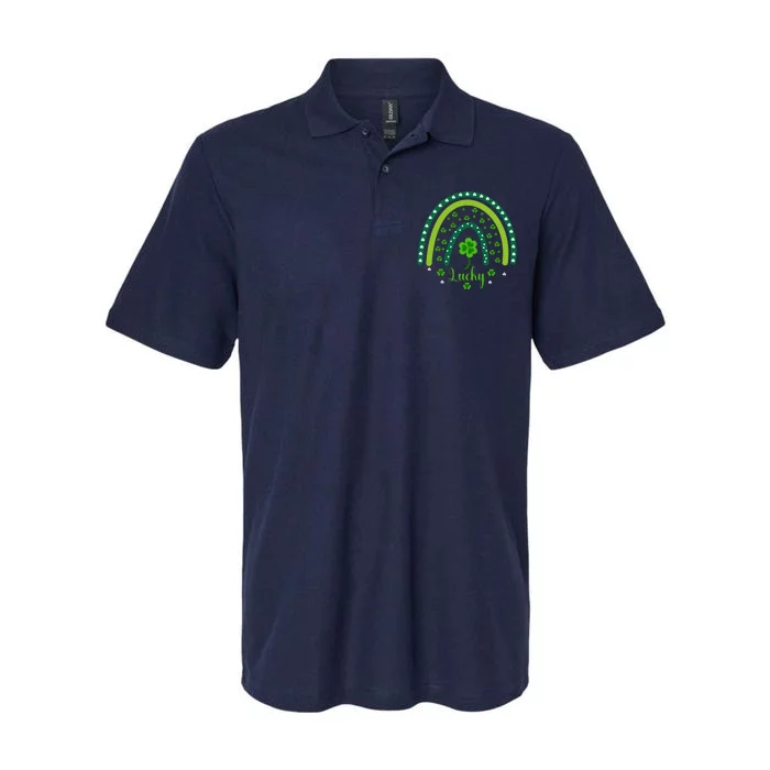 Happy St Patricks Day Gift Softstyle Adult Sport Polo