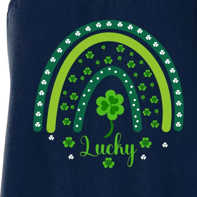 Happy St Patricks Day Gift Women's Racerback Tank