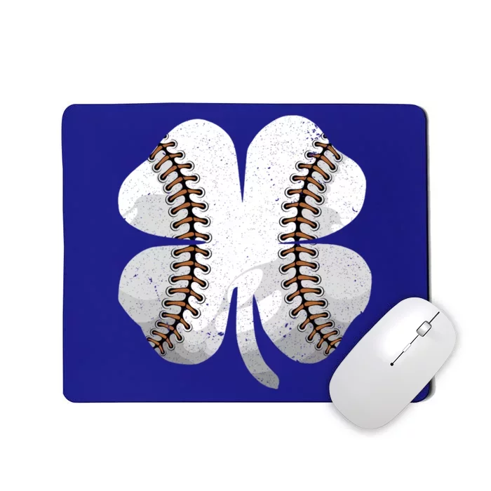 Happy St Patricks Day Baseball Shamrock Irish Costume Gift Mousepad