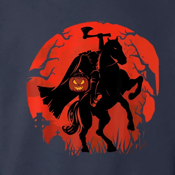 Halloween Scary Pumpkin Headless Horseman Toddler Hoodie