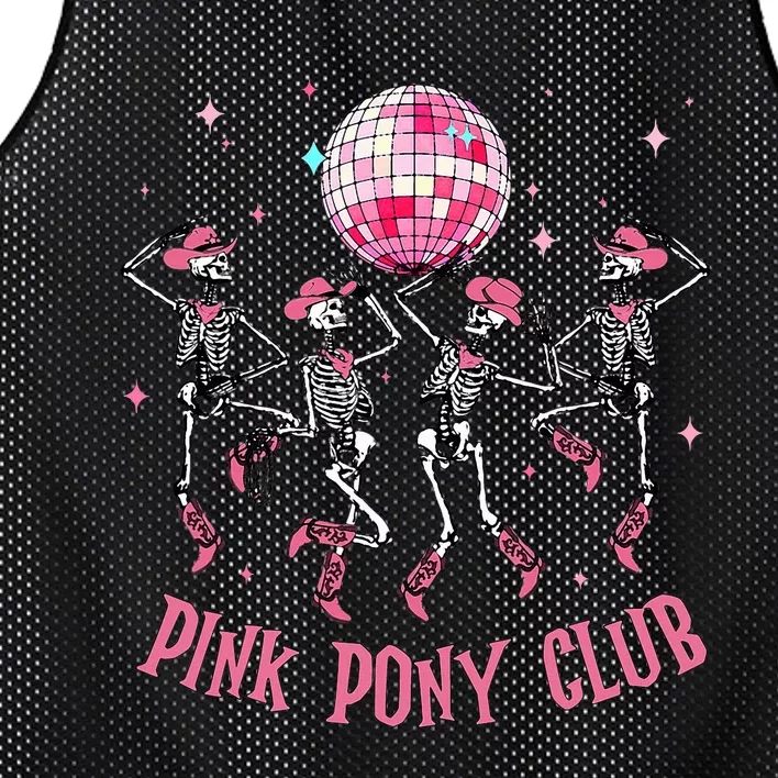 Halloween Skeleton Pony Club Cowgirl Western Birthday Mesh Reversible Basketball Jersey Tank