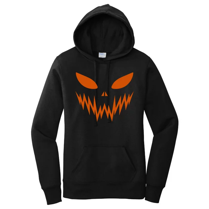 Halloween Spooky Pumpkin Women's Pullover Hoodie