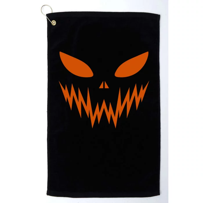 Halloween Spooky Pumpkin Platinum Collection Golf Towel