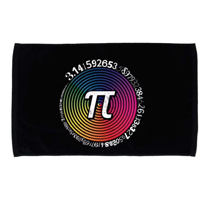 Hypnotic Spectrum Pi Math Science Geek 3 14 Pi Day Gift Microfiber Hand Towel