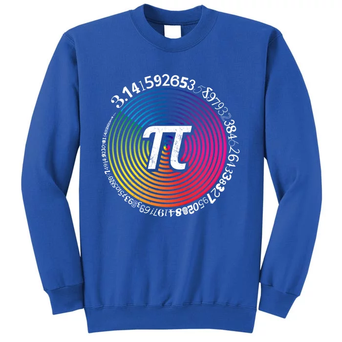 Hypnotic Spectrum Pi Math Science Geek 3 14 Pi Day Gift Tall Sweatshirt