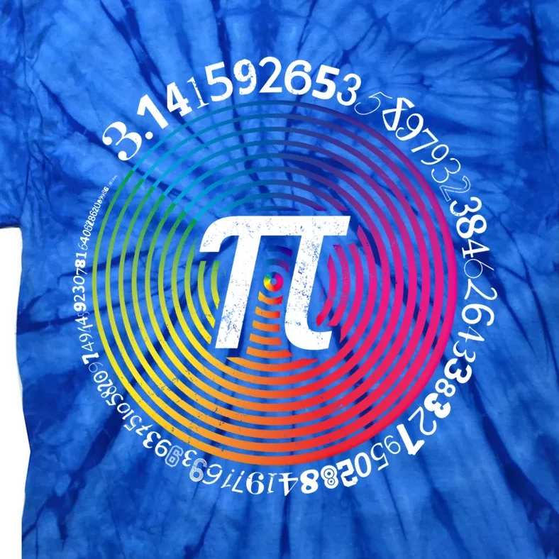 Hypnotic Spectrum Pi Math Science Geek 3 14 Pi Day Gift Tie-Dye T-Shirt