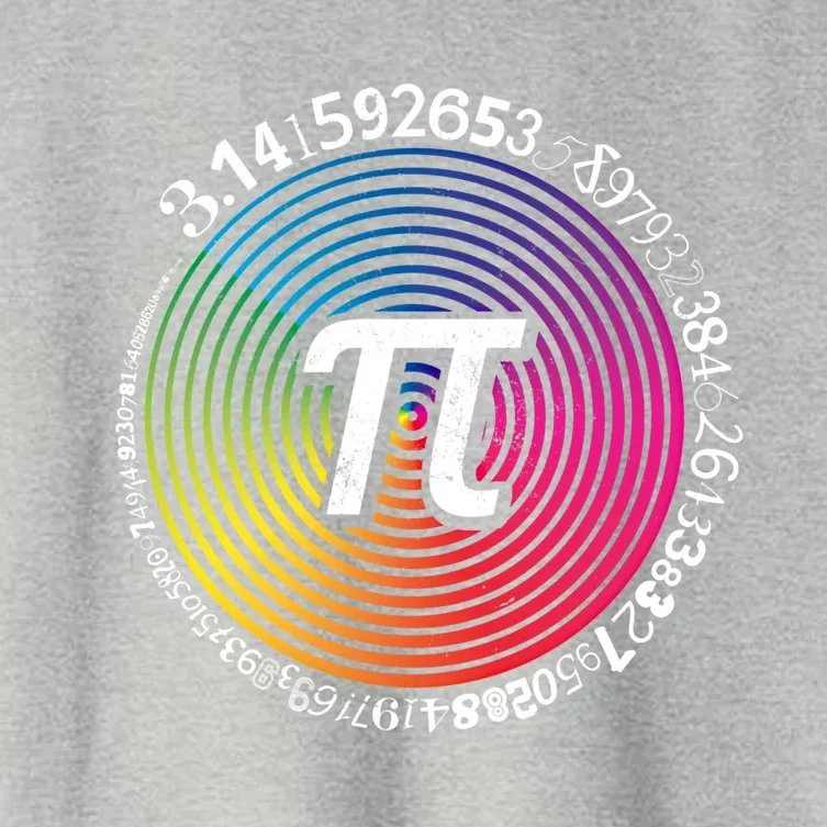 Hypnotic Spectrum Pi Math Science Geek 3 14 Pi Day Gift Women's Crop Top Tee