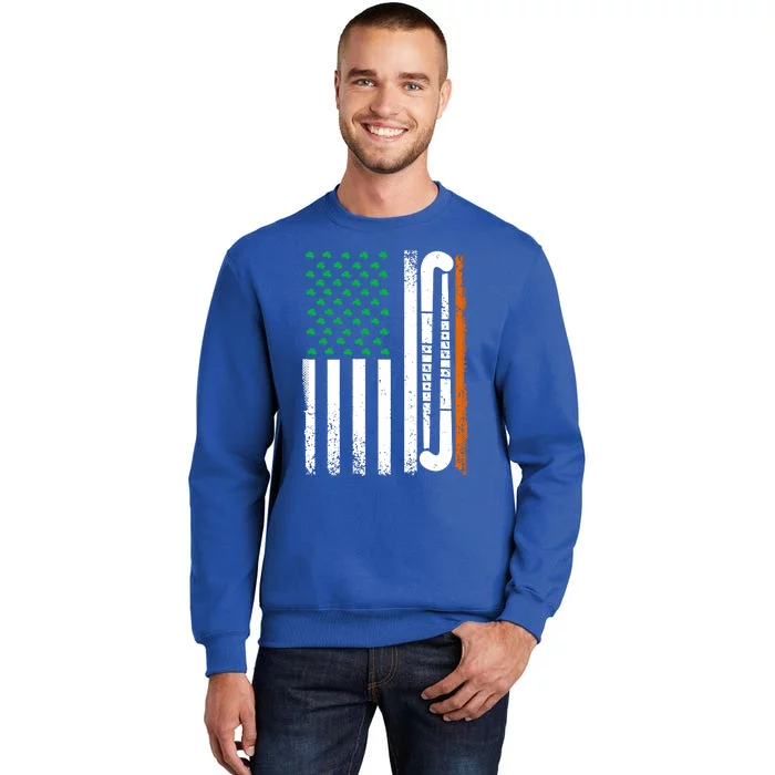 Hockey St Patricks Day Cute Gift Patriot American Flag Cute Gift Sweatshirt